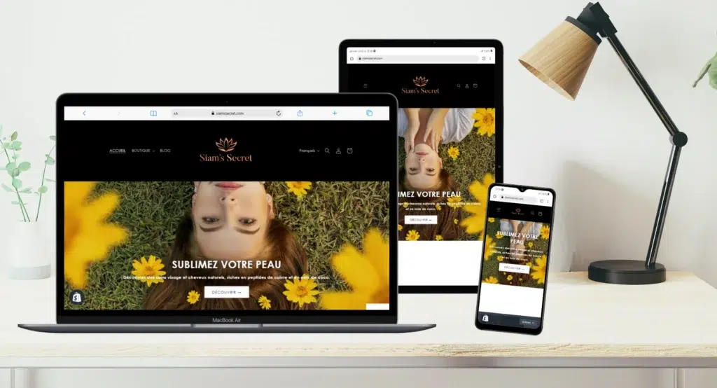 exemple ecommerce shopify siamssecret