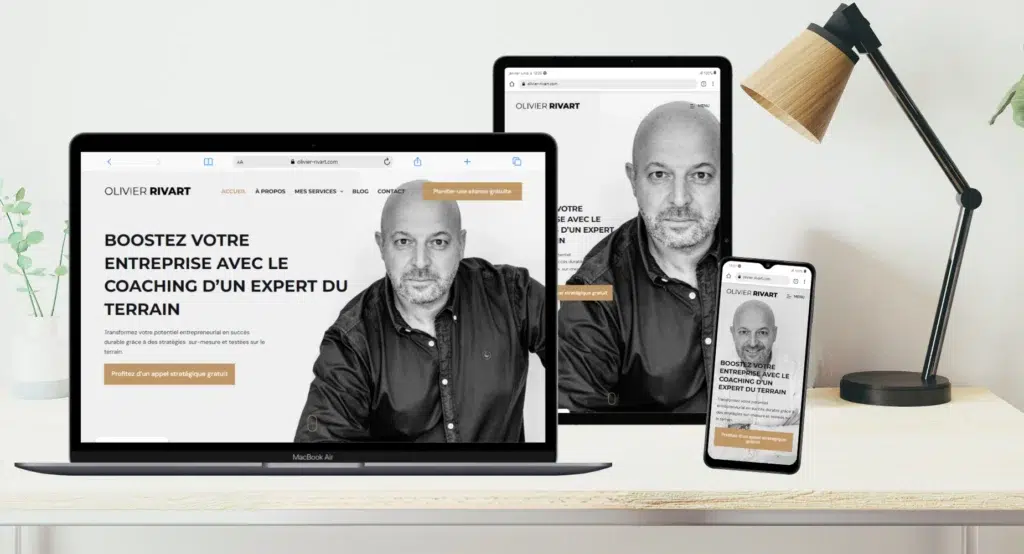 exemple site web wordpress olivier rivart